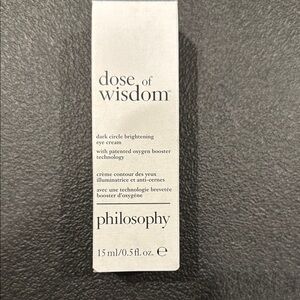 Philosophy Eye Cream Skincare Dose of Wisdom